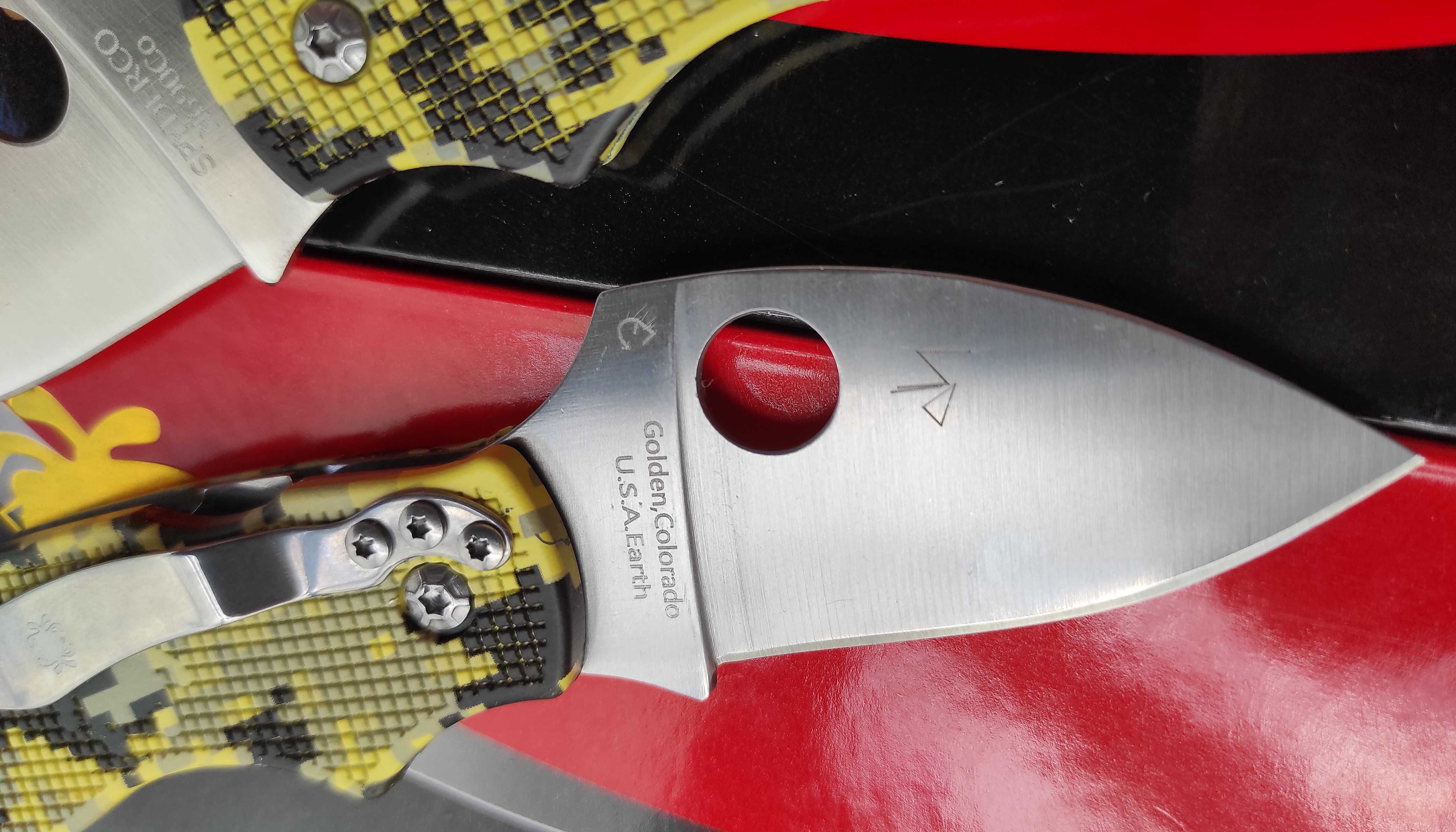 Сгъваем нож Spyderco N690Co /Spyderko Squeak SlipIt/