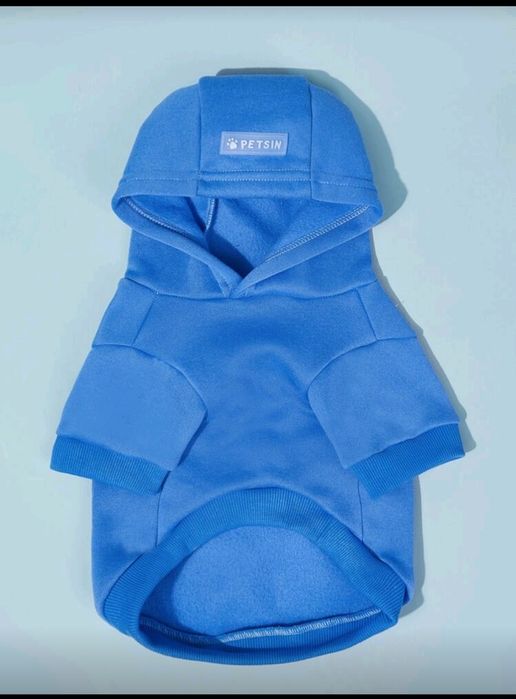 Hanorac albastru catei