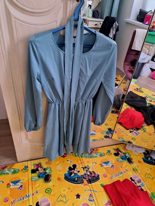 Платье шелк бирюзовое 46р, 5000 тг