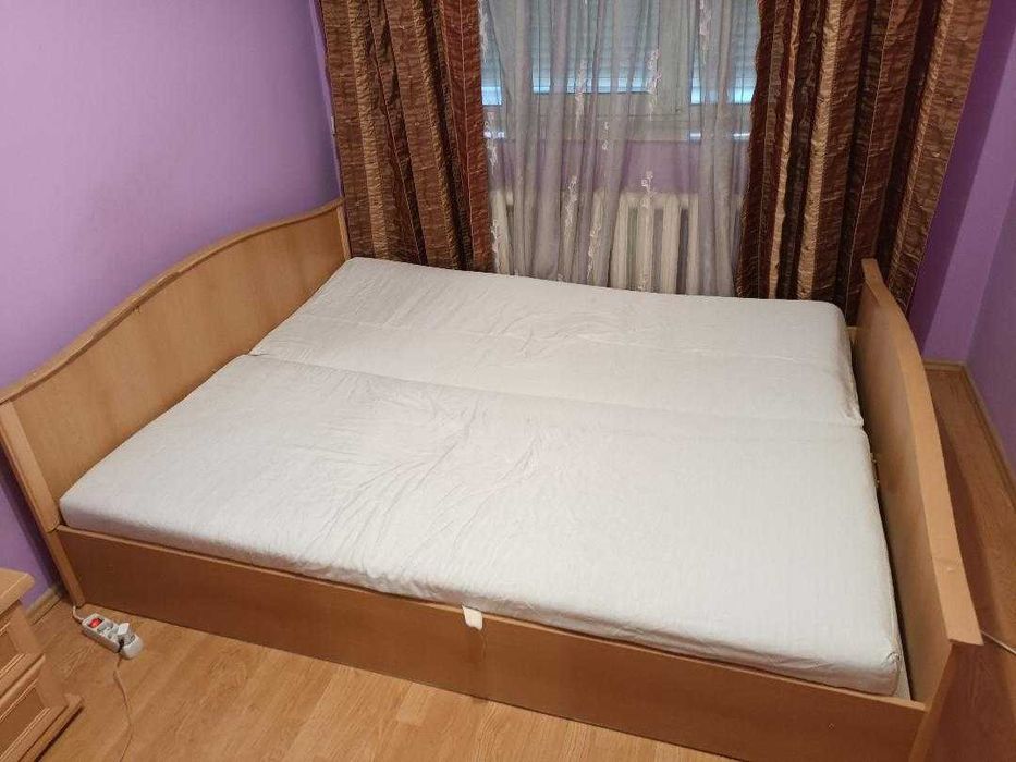 dulap si pat dormitor