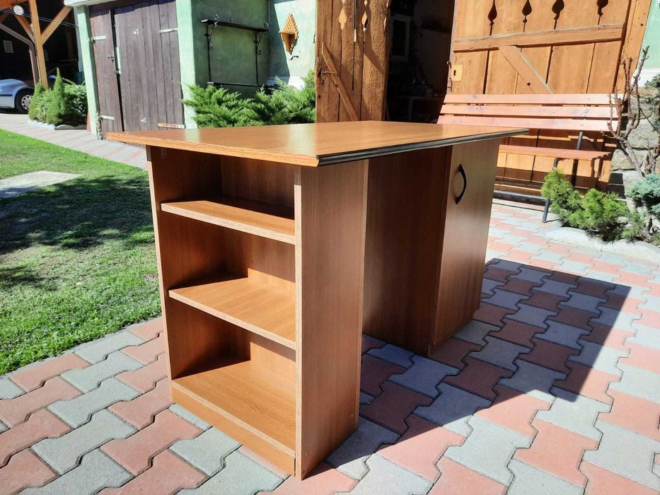 Birou pentru calculator cu rafturi 120x67x75