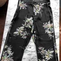 Zara XS невероятен копринен панталон