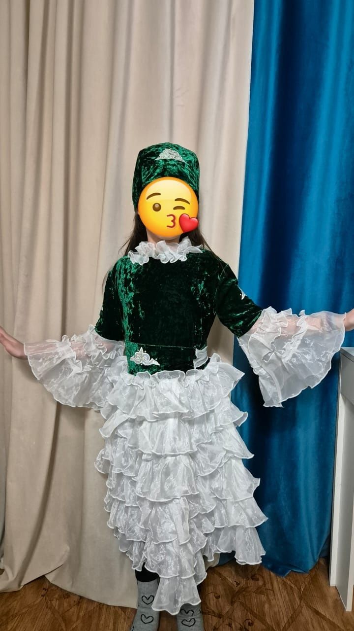 2 национальных платья на девочку 7-12 лет на прокат