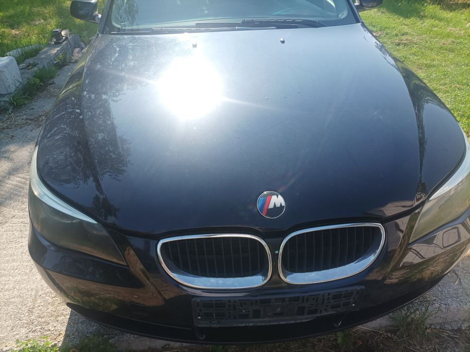 Grile nări cromate bară față BMW seria 5 E60 E61