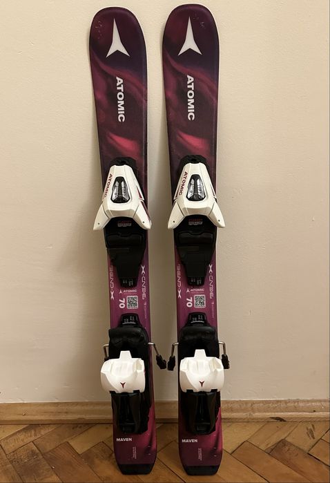Schiuri Atomic MAVEN GIRL + Legatura C5 GW, 70cm, copii, mov