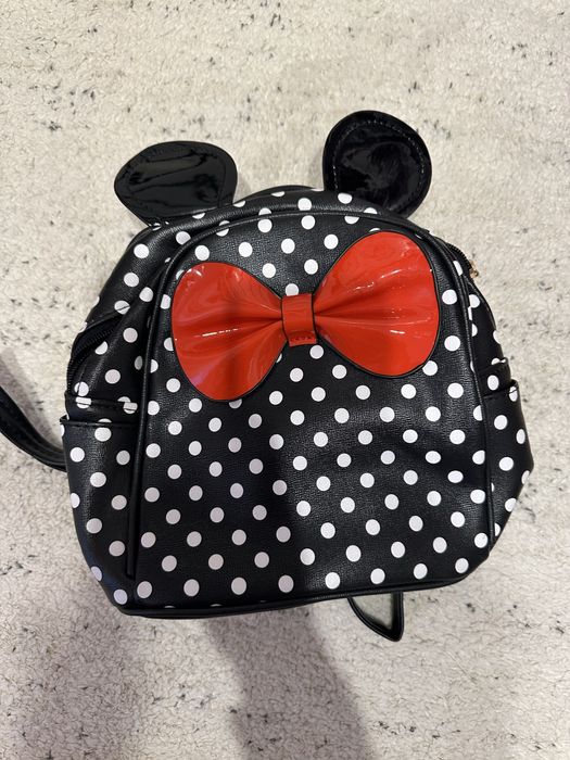 Ghiozdan mic Minnie cu buline