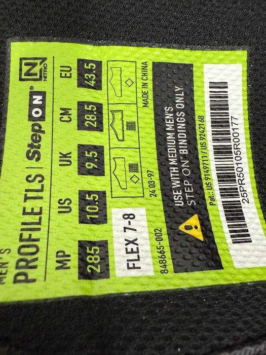 boots noi nitro profile tls step on mondo 28,5 europa 43,5