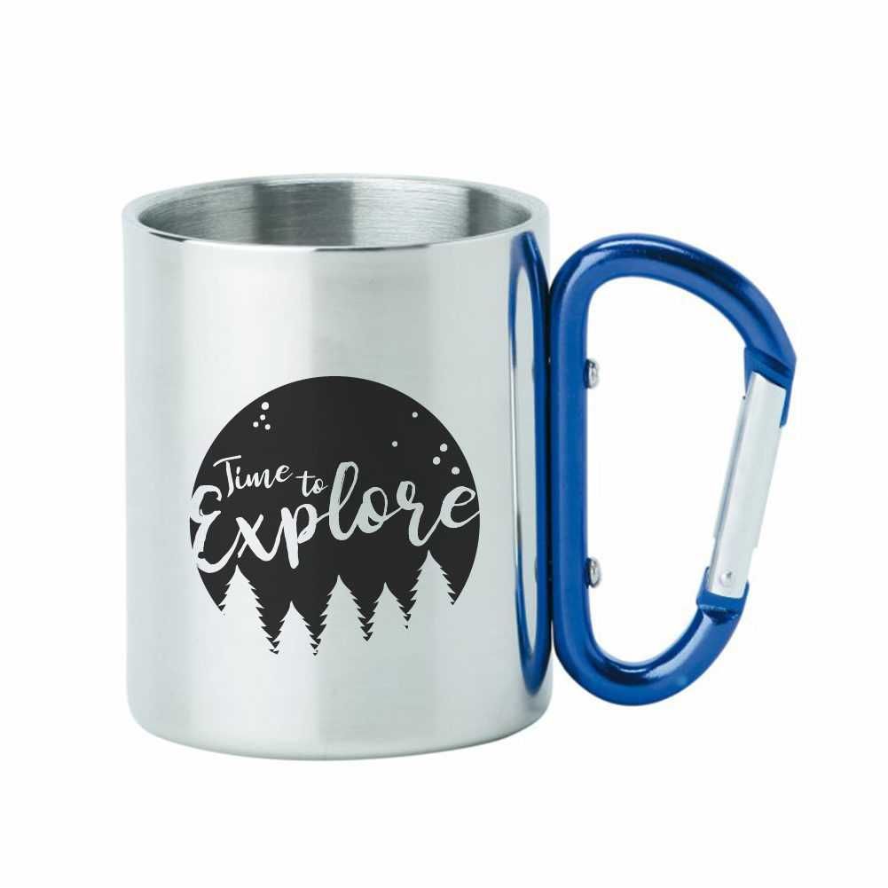 Cana Inox Cadou Personalizata Excursie Drumetie – Time To Explore