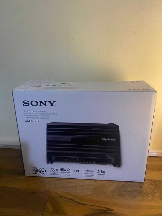 Sony Stereo Power Amplifier XM-N502 – използван, в оригинална опаковка