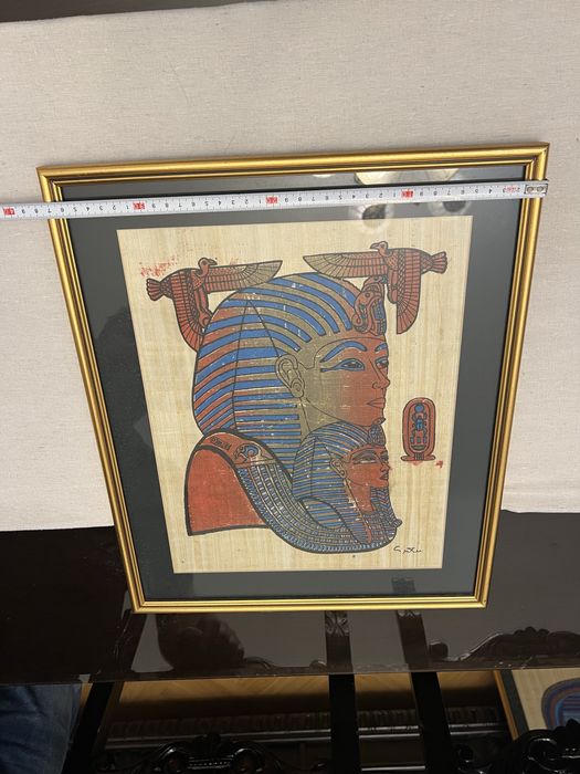 Tablou papirus egiptean cu rama