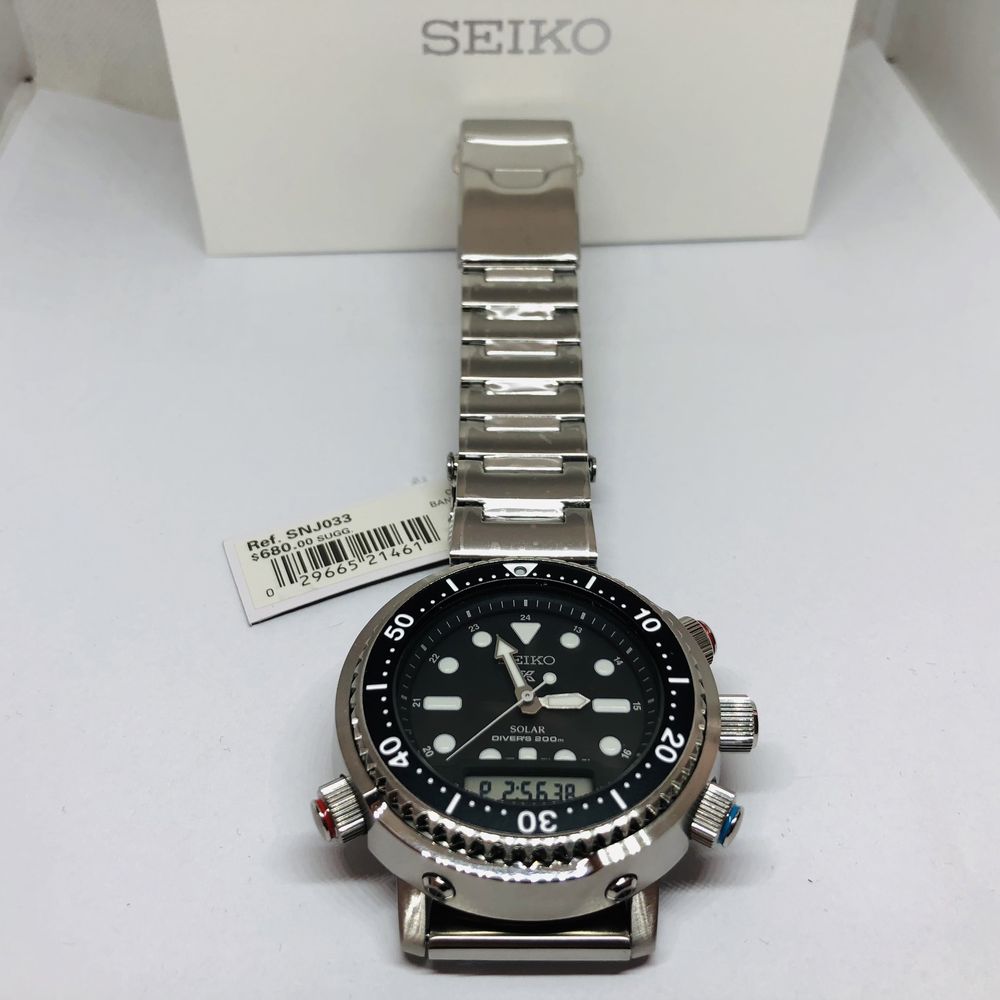 *Чисто Нов* Seiko Prospex “Arnie”SNJ033P1 “Steel Diver”