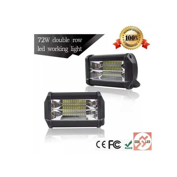 LED халогени, супер мощни, 12V 72W, 13.5 см