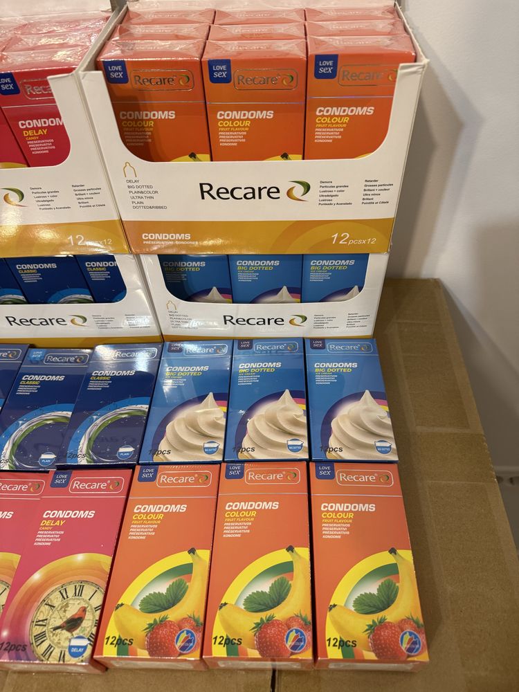 Set 144 prezervative Recare Dotted and Ribbed Cola, Durex, Love