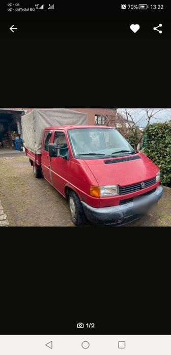 Продавам Т4 с двойна кабина