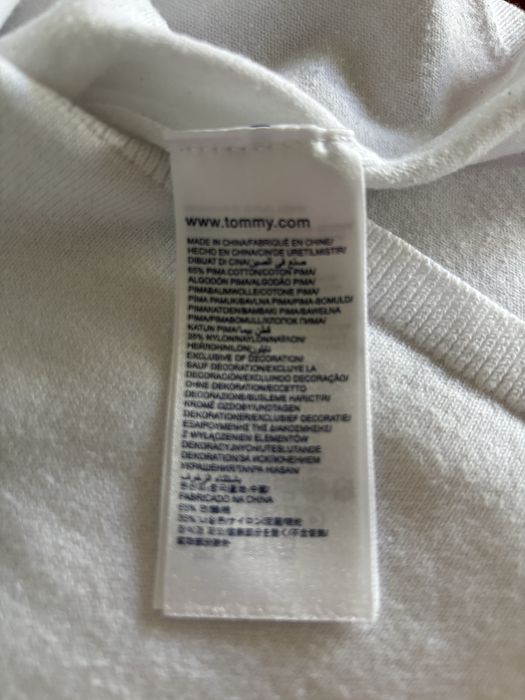 Оригинален памучен пуловер Tommy Hilfiger, M