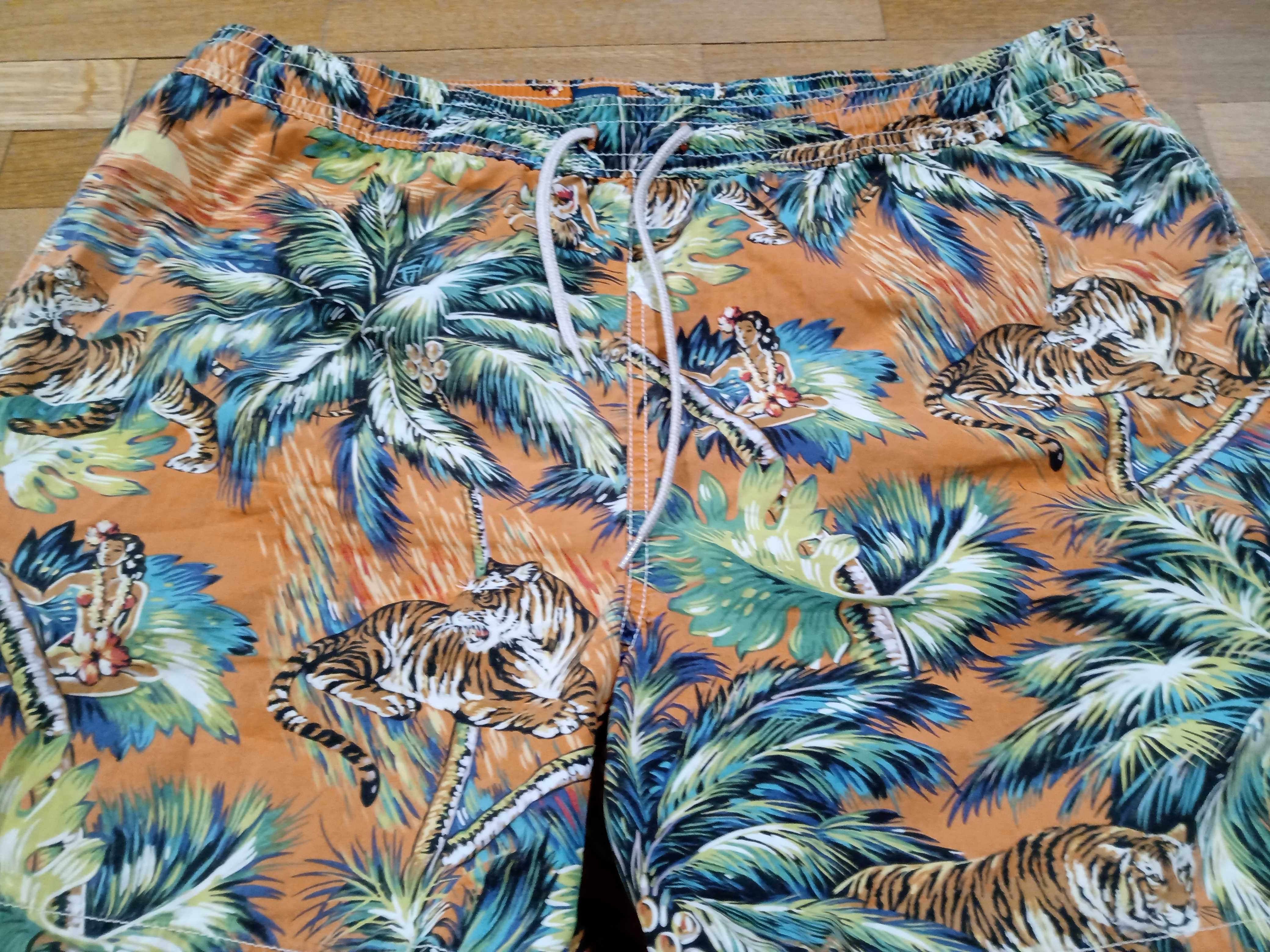 Polo Ralph Lauren къси гащи бански Tiger шорти размер ХL тигър