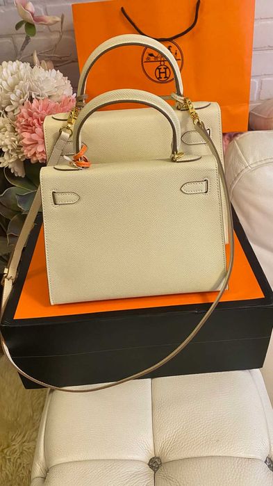 Чанта Кели*ЕРМЕС 25см*Hermes Kelly Mini*Epsom Leather Gold Hardware