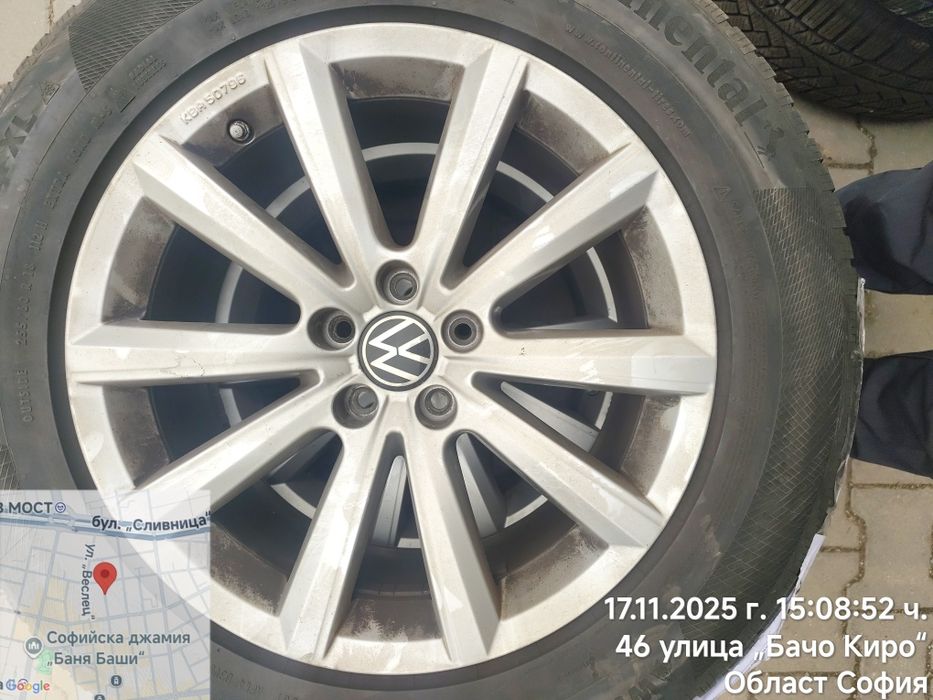 Продавам зимни гуми подходящи за volkswagen touareg