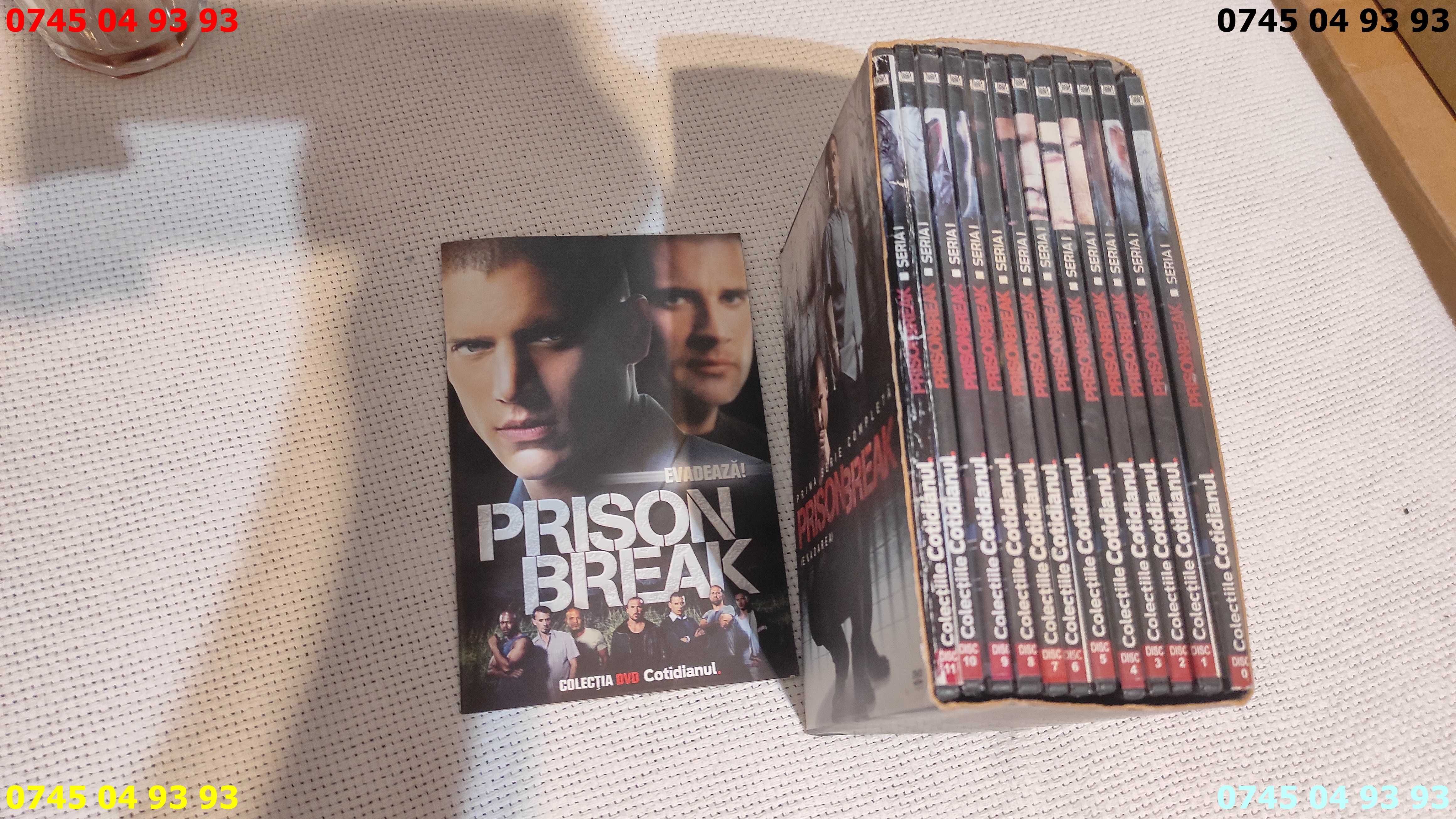 colectie 12 dvd Prison Break seria 1