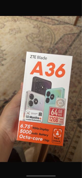 Продам новый ZTE Blade A36