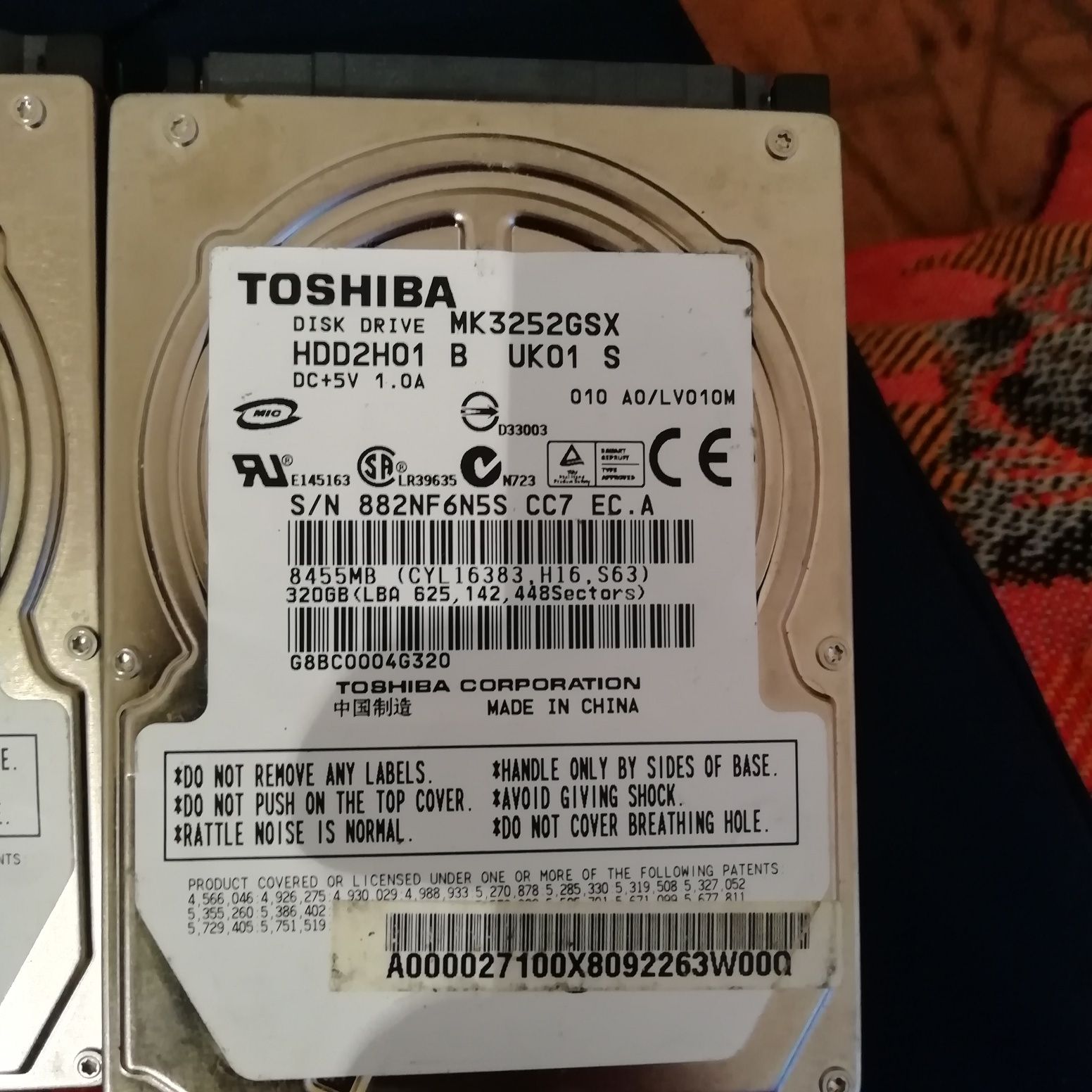 Продам 2 жёстких диска