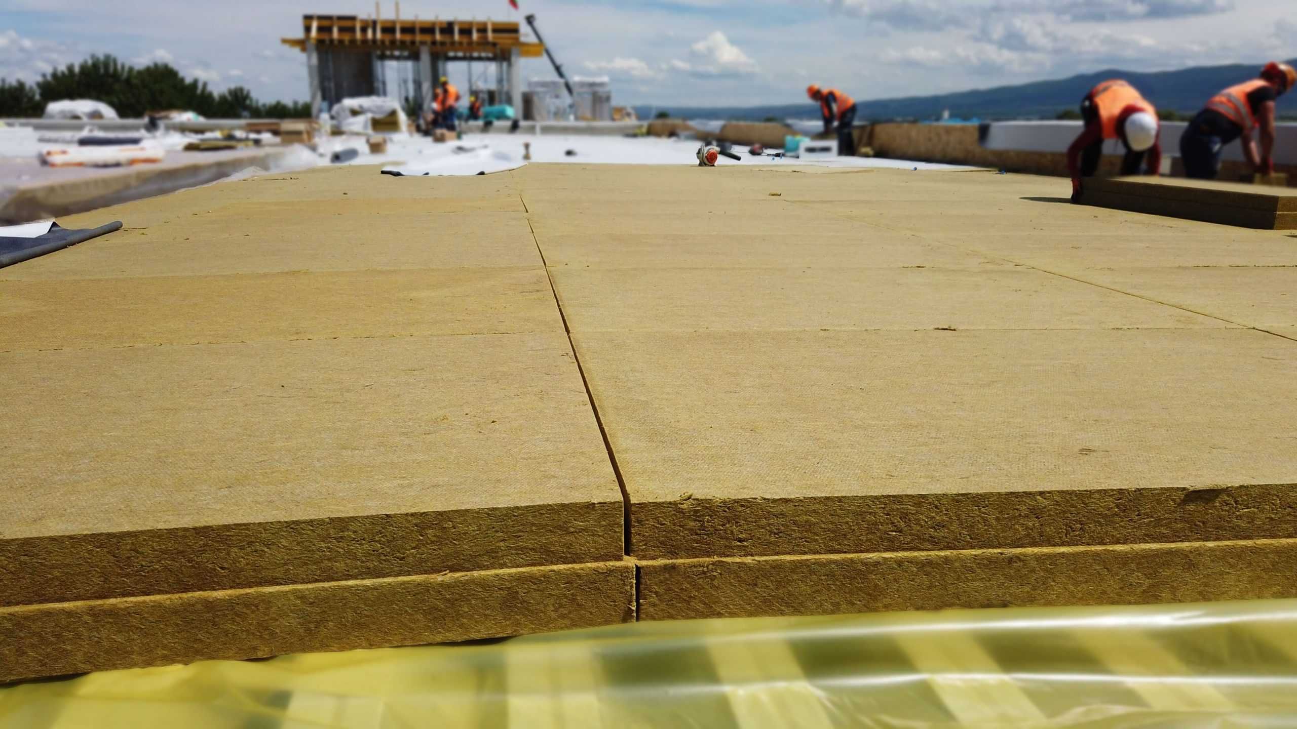 Тежка каменна вата на плочи 70 и 80Кра Fibrangeo BP Гърция
