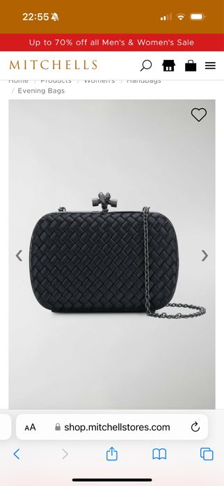 Дамски клъч по модел на Bottega Veneta