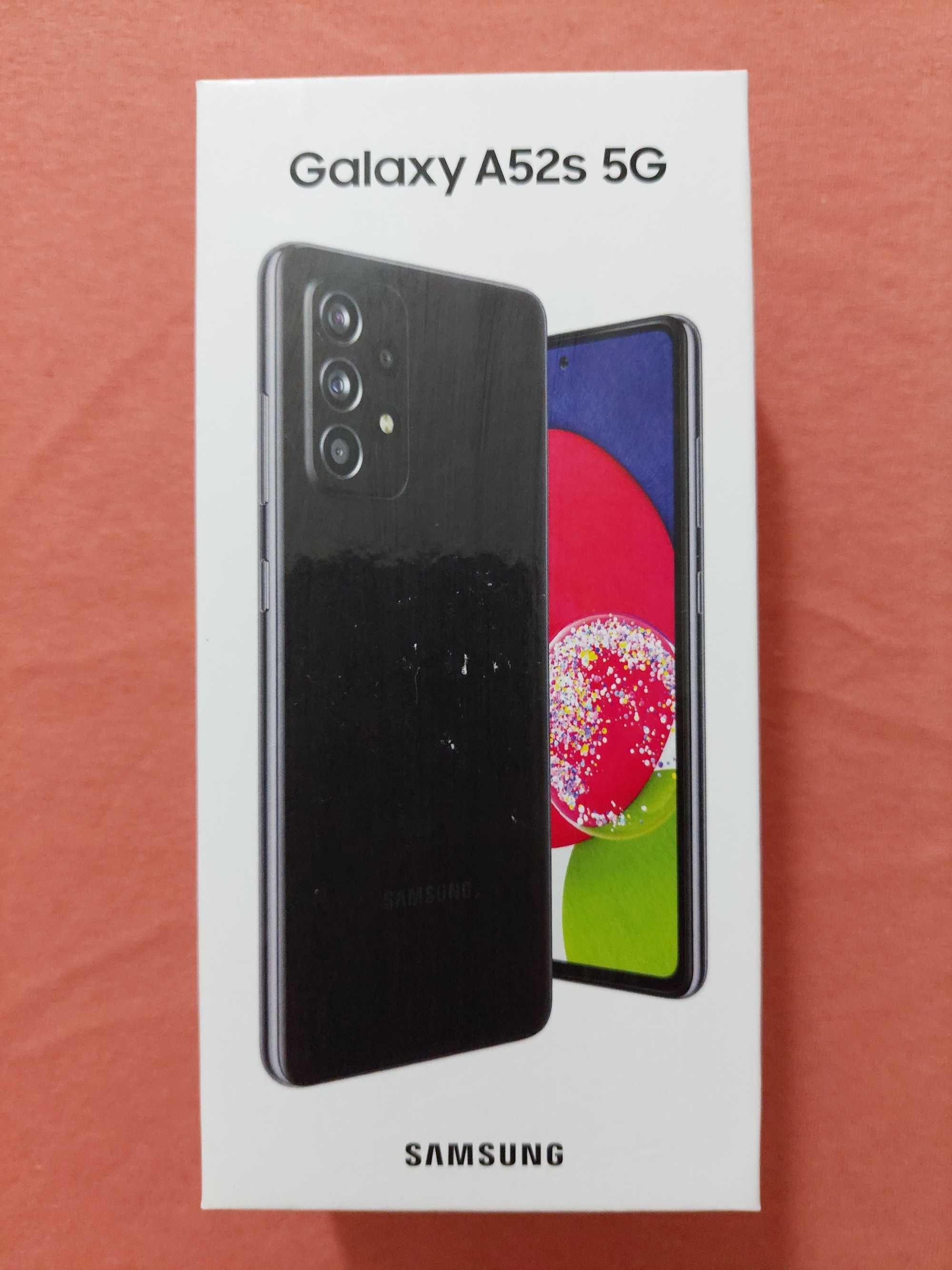 Telefon Samsung Galaxy A52s Dual SIM 128GB 6GB RAM 5G Awesome Black