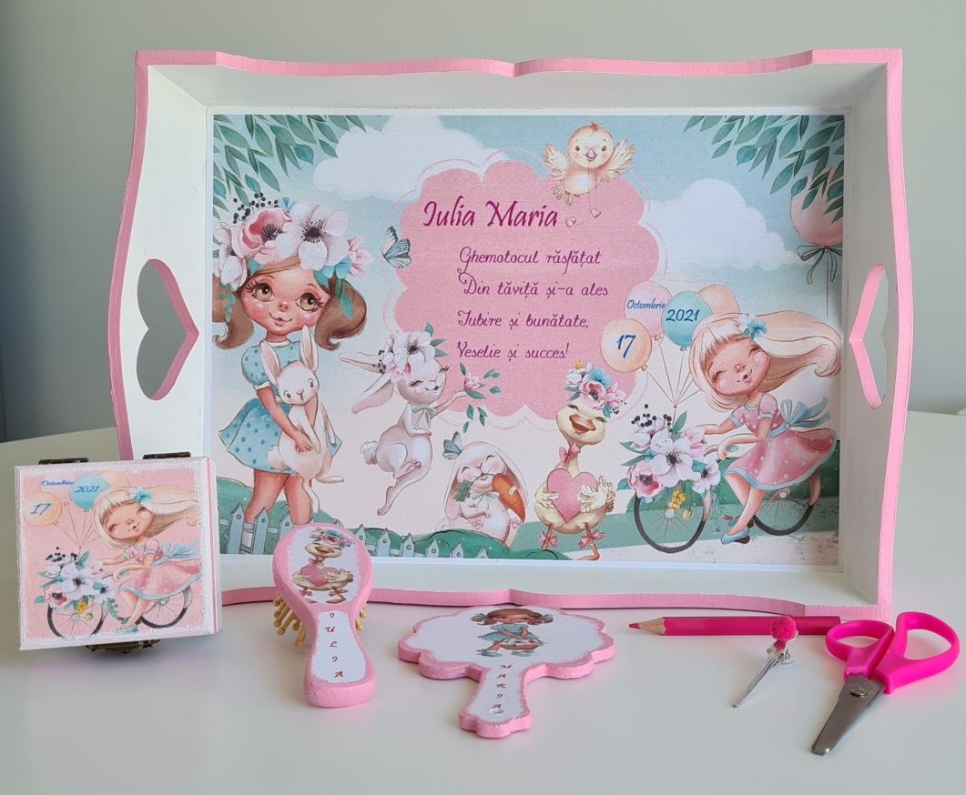 Tava mot personalizat handmade set mot turta tavita mot