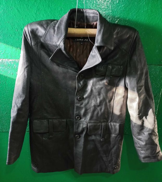 Мужская кожаная куртка