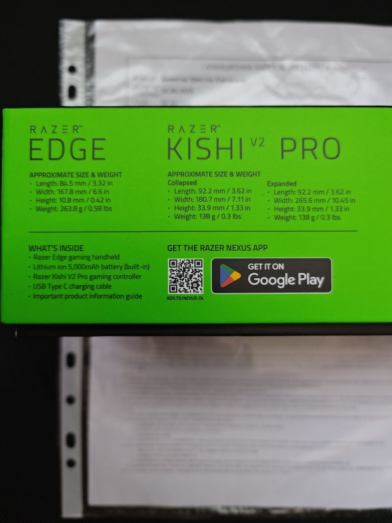 Гейминг таблет с контролер Razer - Edge WiFi + Kishi V2 Pro Bundle