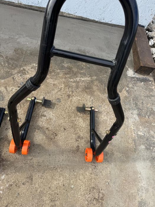 SET 2 suporturi pentru motocicletă -combo Fata +Spate