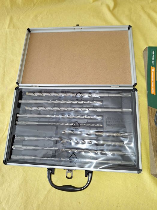 Trusa set burghie pentru ciocan rotopercutor SDS, buc = 12