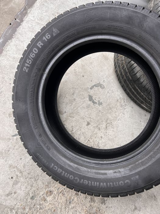 4 anvelope iarna 215/60/16 , Continental , 7.3 mm