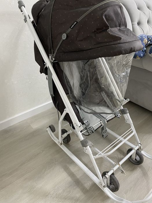 Санки-коляска на колесах