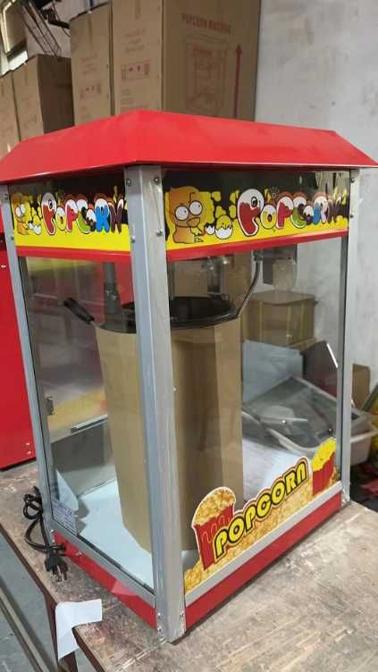 LIVRARE GRATUITA Masina de Popcorn / Floricele Mare 220V NOUA