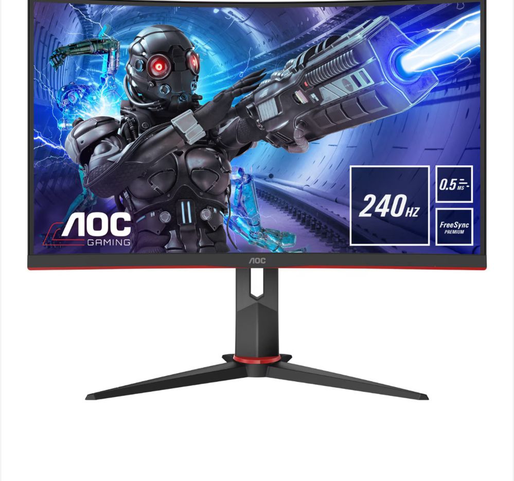 Monitor AOC 240 hz 27 inch displayport VA