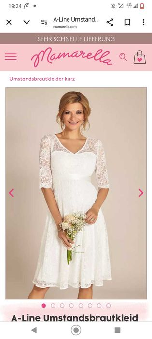 Rochie de Mireasa Gravida (Mamarella)