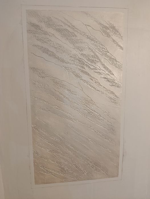 Piatra sparta ,piatra zen, vopsea pensulata