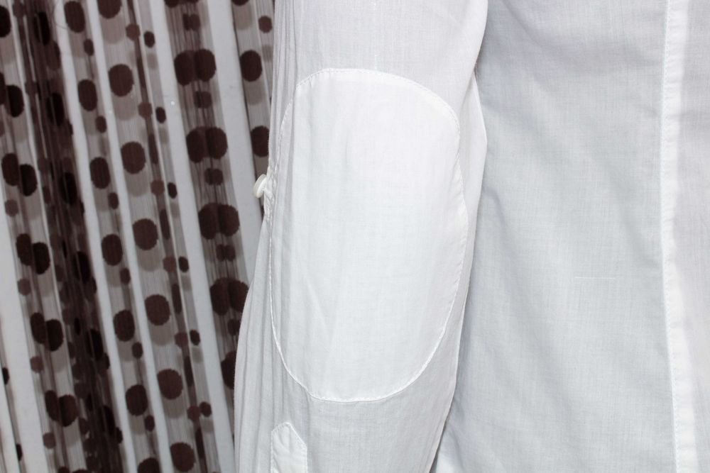 Guess дамска бяла риза дълъг ръкав памук XS