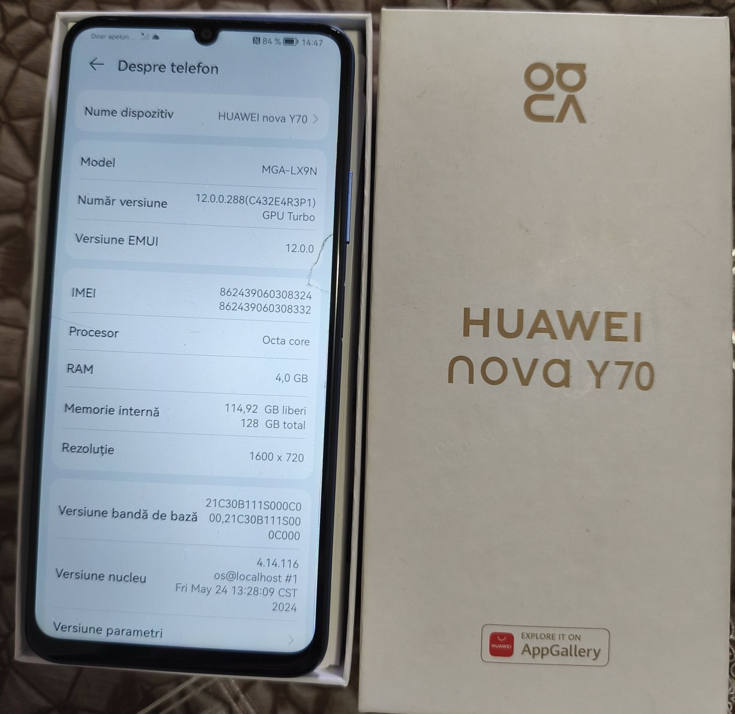 Telefon Huawei nova Y70