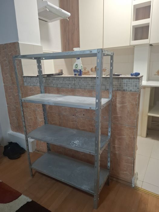 Raft aluminiu cu 4 etajere