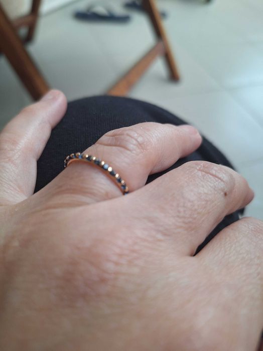 Пръстен Sefira злато и сапфири