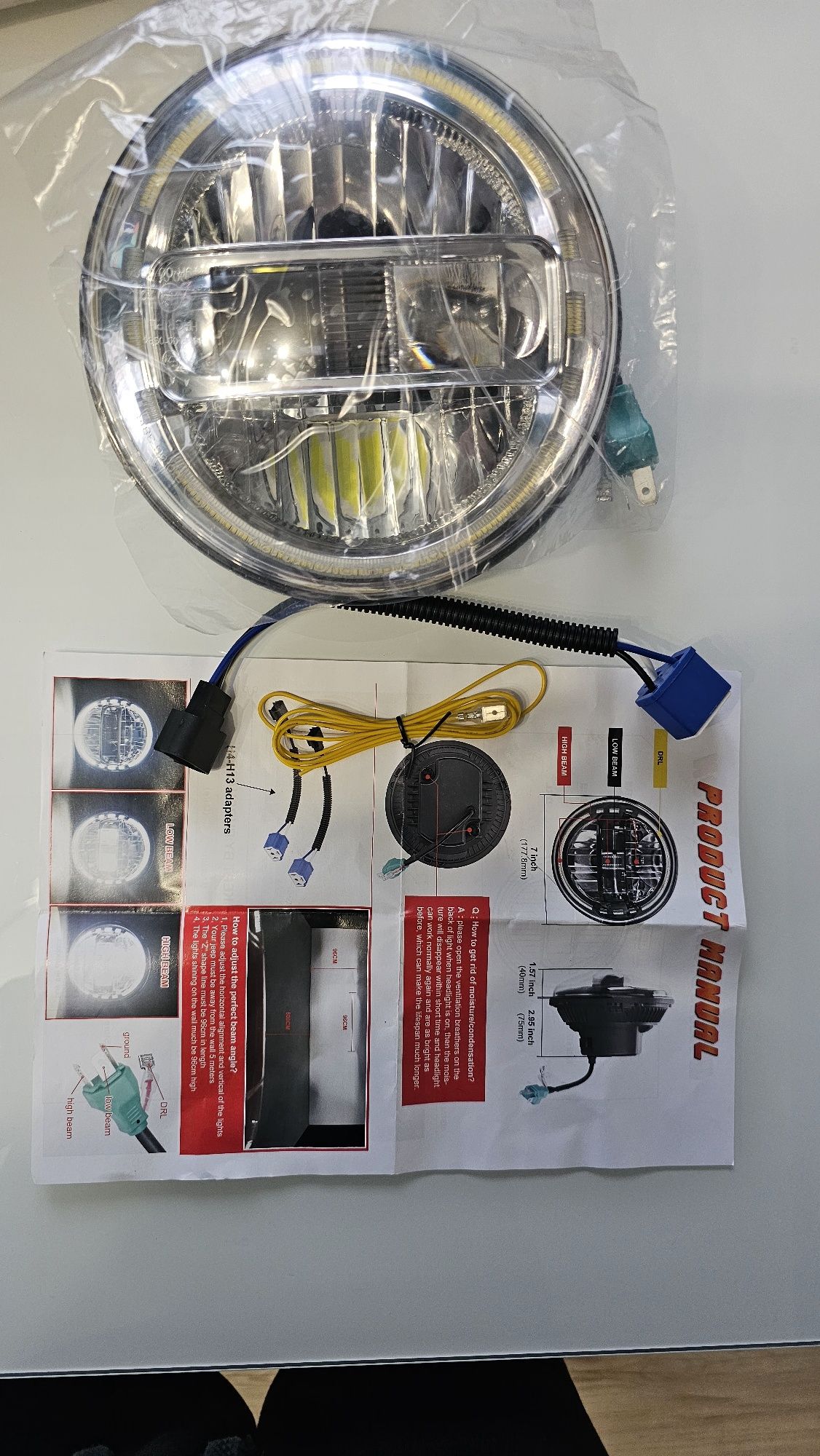 Преден LED Фар за Harley Davidson-5.75 инча