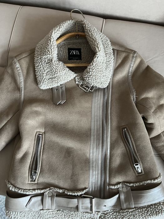 Дубленка “Zara” в хорошем состоянии