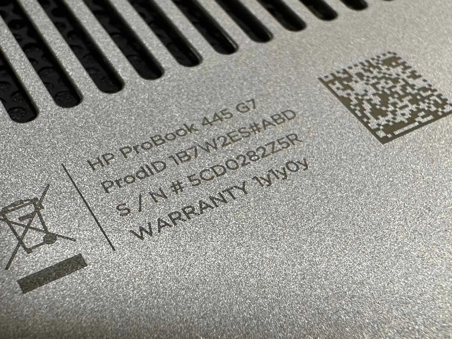 Лаптоп HP ProBook 445 G7, Ryzen 5, 256gb SSD, 8GB Ram