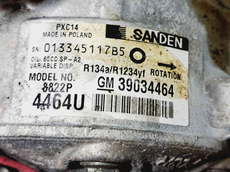 Compresor clima Opel Astra K Hatchback [Fabr 2015-2022] 39034464 1.6 L