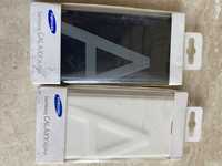 Huse Samsung Galaxy Alpha tip carte Flip wallet noi originale albe,neg