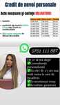 Consultanta BANCARA/Credit de nevoi personale/BROKER/Stergere Istoric