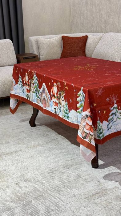 Скатерти новогодние, yangi yil dasturxoni